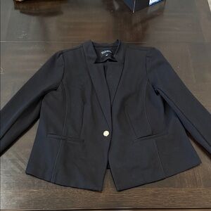 Eloquii Black Single-Button Tailored Blazer